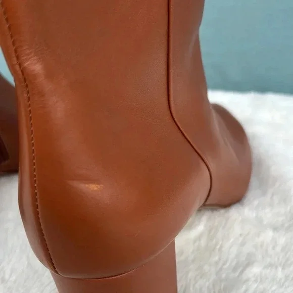 L'Agence EUC Women Jeannie II Pointed Toe Brown Leather boots size EU 42 - Picture 4 of 9
